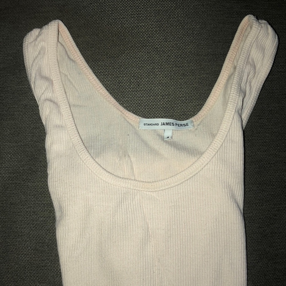 James Perse Light Pink Size 4 Long Tank